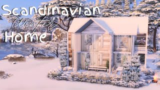 Scandinavian Winter Home ❄️ // The Sims 4: Speed Build