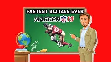 madden 19 tips::: fastest blitz on youtube.com:: I broke madden 19