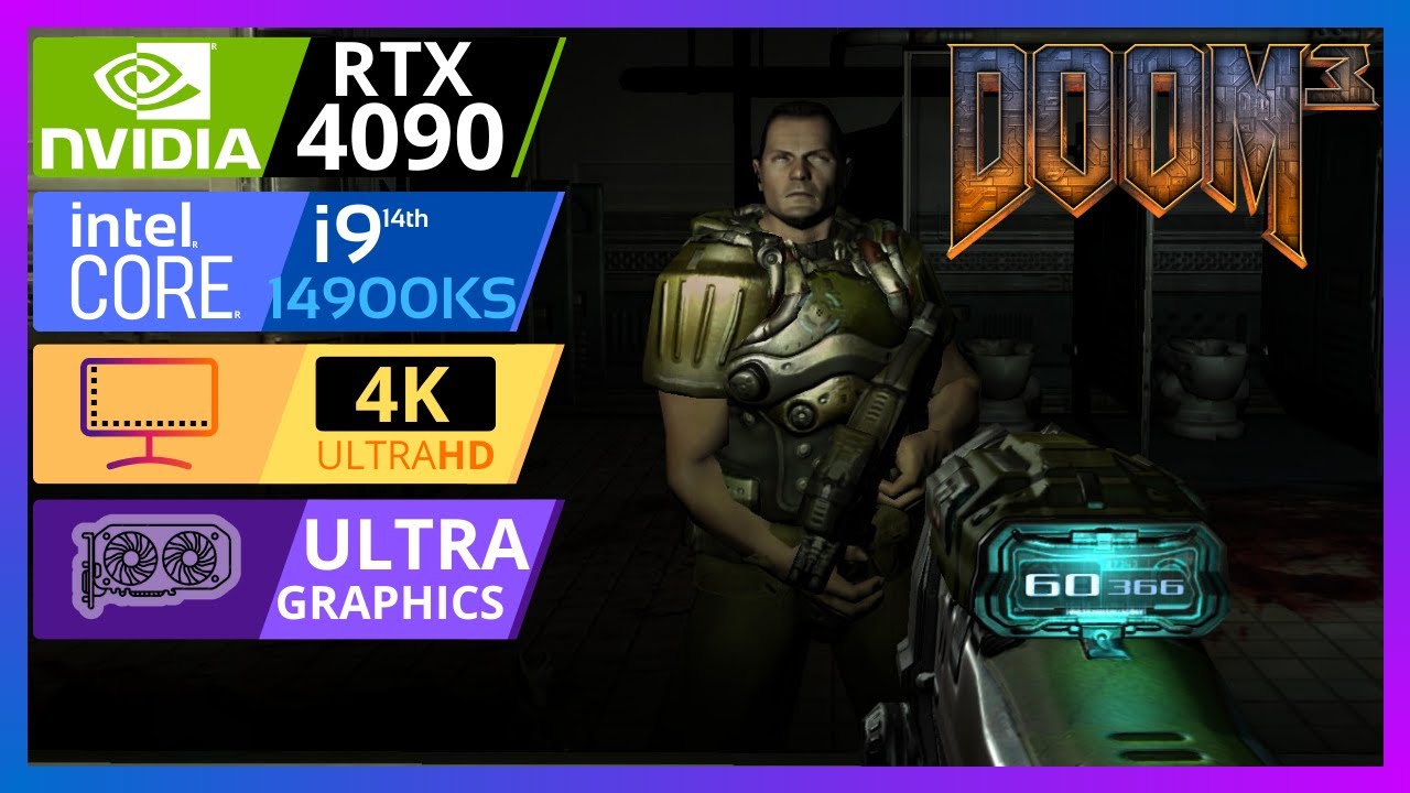 Doom 3 [Ep #01] - RTX 4090 - 4K Gameplay - Max Graphics Settings - YouTube