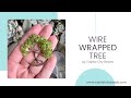 Wire Wrapped Tree Of Life Pendant - DIY Wire Wrapping Tutorial - Beaded Wire Necklace