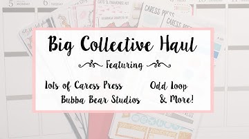 Collective Haul | Ft. Lots of Caress Press, Oddloop, BubbaBearStudios & more! | AllThingsAvie