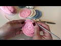 Easy Crochet pads for makeup removal