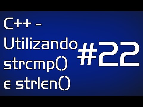 C++ - Utilizando o strlen e strcmp #22