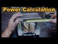 How to Calculate Transformer Power with its Core Size