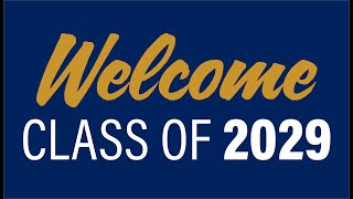 🎉 Welcome to campus, Class of 2029! 🎉