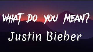 Justin Bieber - What Do You Mean? (lyrics)