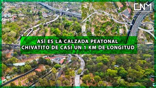 Abren al público la segunda Calzada Peatonal, Chivatito en el Bosque de Chapultepec, CDMX
