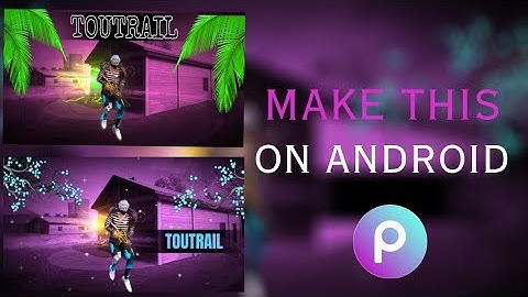 How to make Montage Thumbnail in PicsArt 🔥//FF Montage Thumbnail Editing tutorial//Like @ZeroxFF