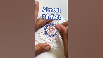 This Spirograph was almost perfect 😅 #spirograph #spirographasmr #art #geometryart