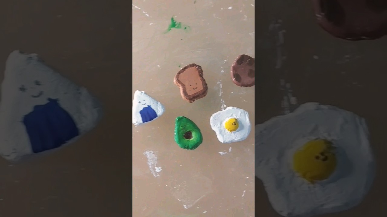 ✨️How to make charms with modeling clay.✨️so cute.food charms.