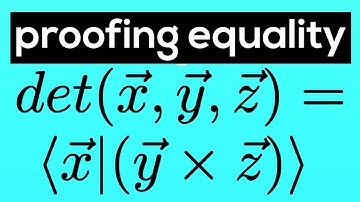 Showing the Equivalence of the Triple Scalar Product and the Determinant