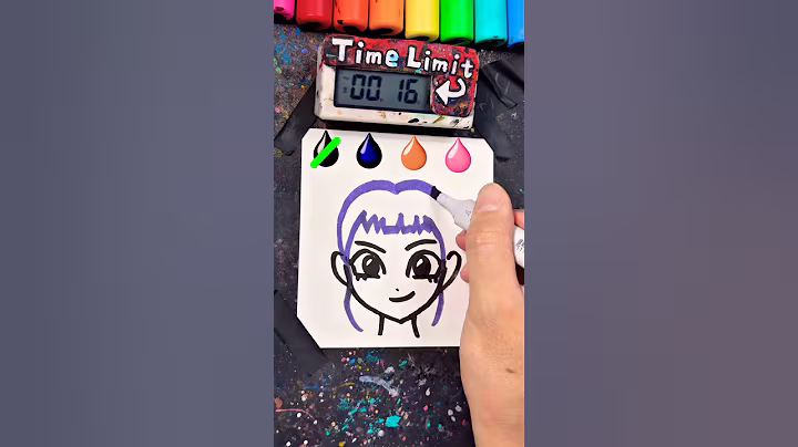 Drawing Zoey in 40Sec(KPop Demon Hunters)