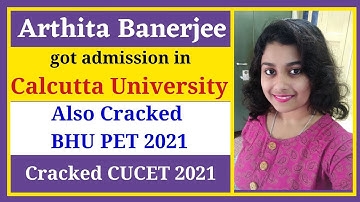 Arthita Banerjee Cracked BHU PET 2021 and CUCET MSc Entrance Mathematics 2021 #talk_with_bhu_alumni