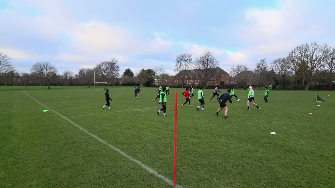 Saturday AM football @Morden Recreation Ground 10th Jan 2026.