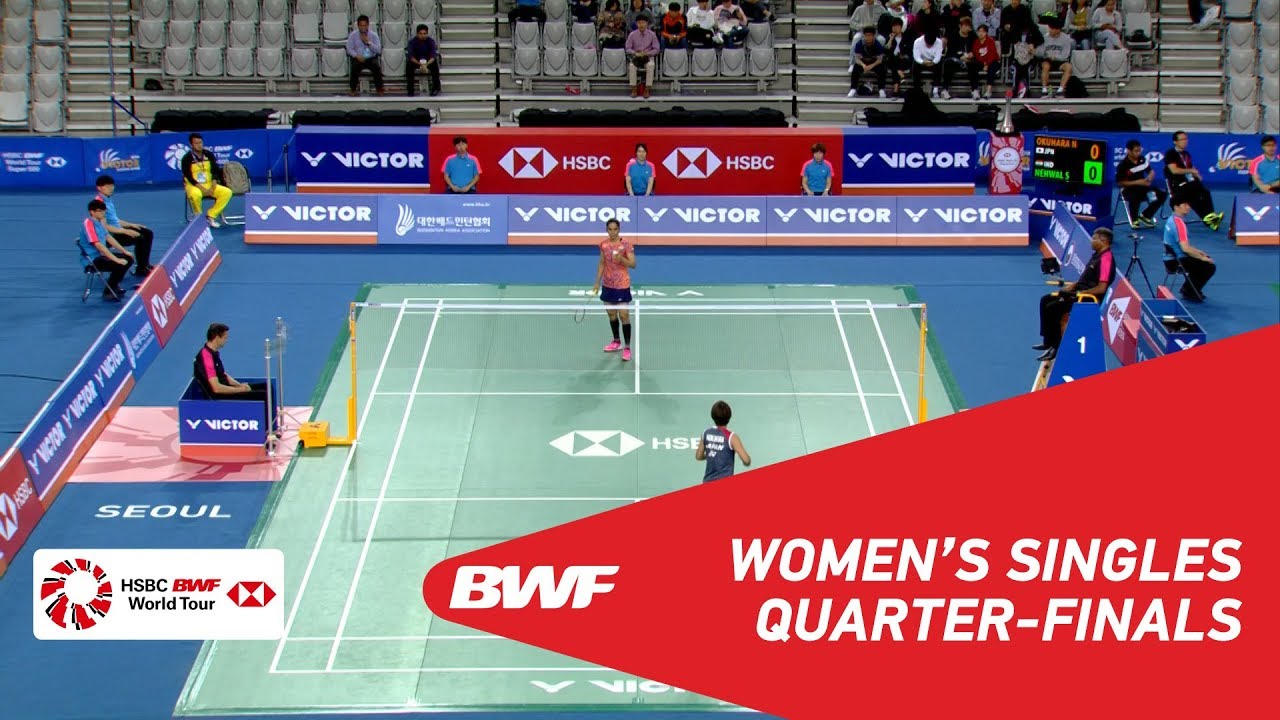 動画 奥原希望 Vs サイナ ネワール 韓国オープン18 バドナビ