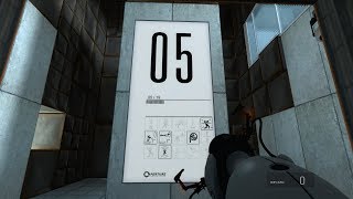 Portal:Prelude - Least portals Test Chamber 05/ Минимум порталов камера испытаний 05