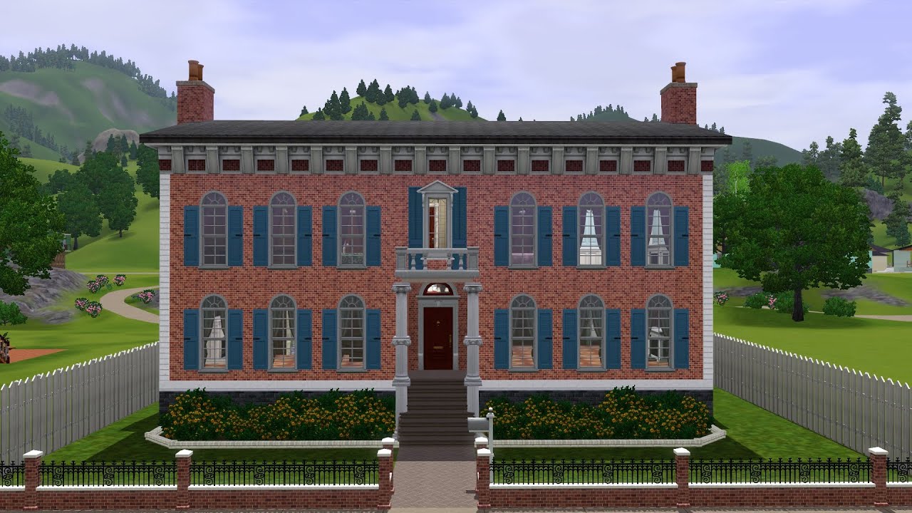the-sims-3-small-georgian-house-youtube