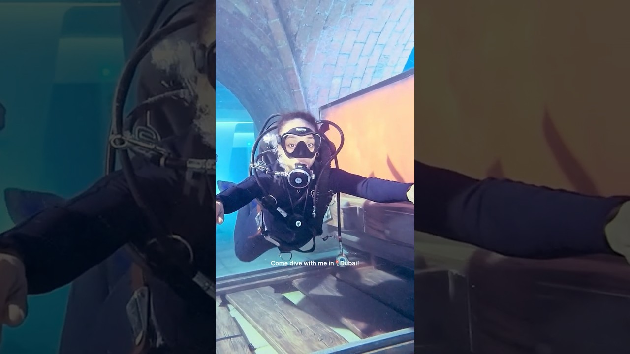 We went scuba diving in the world’s deepest pool! 