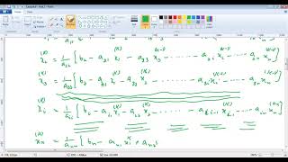 Famous SOR method  succesive over relation method  1 Profile