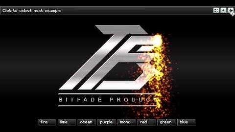 Realtime steel melting flash intro and text effect