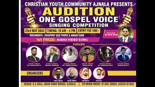 One Gospel Voice Singing Competition||Christian Youth Comunity Ajnala Presents||Sana Masih Tv