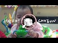 Hello! CHOEUN! 조은이는 개구리반찬을 조아해 #mylittlesunshine #ohmybaby #조은티비 #좋은엄마좋은아빠 #귀염뽀짝해외육아일기 #오마이베이비