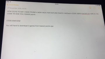 Feature points Hack 100% 100000 points no jail brake and no computer