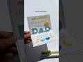 DIY Father’s Day gift idea🩵👑 step by step tutorial✨