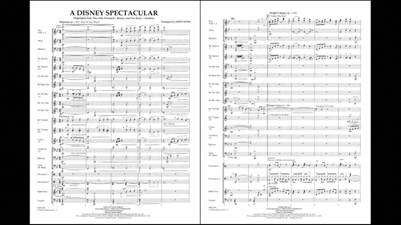 ディズニー スペクタキュラー ジョン モス 吹奏楽楽譜ならブレーン オンライン ショップ