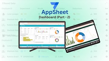 How to Create Dashboard in AppSheet (P-2) | AppSheet tutorials for beginners | Data visualization