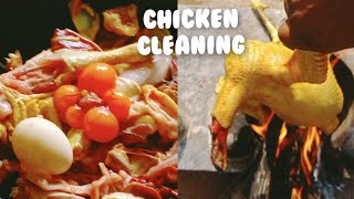 how to make chicken cleaning tutorial in Tamil/nattukkozhi clean seivathu eppadi/chicken cleaning