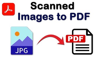 How to convert scanned images to PDF using Adobe Acrobat Pro DC