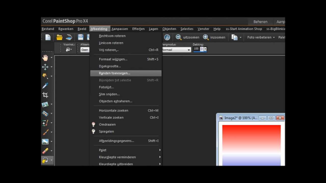 Paint Shop pro x4 Les 35 zelf een script maken YouTube
