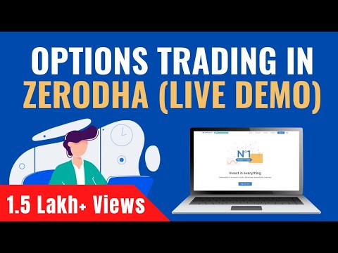 How to trade in Options Using Zerodha Kite? (Options Trading Demo) | Trade Brains