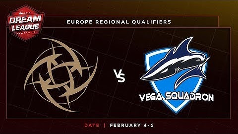 Ninjas in Pyjamas vs Vega Game 3 - DreamLeague S11 EU Qualifier: Group Stage