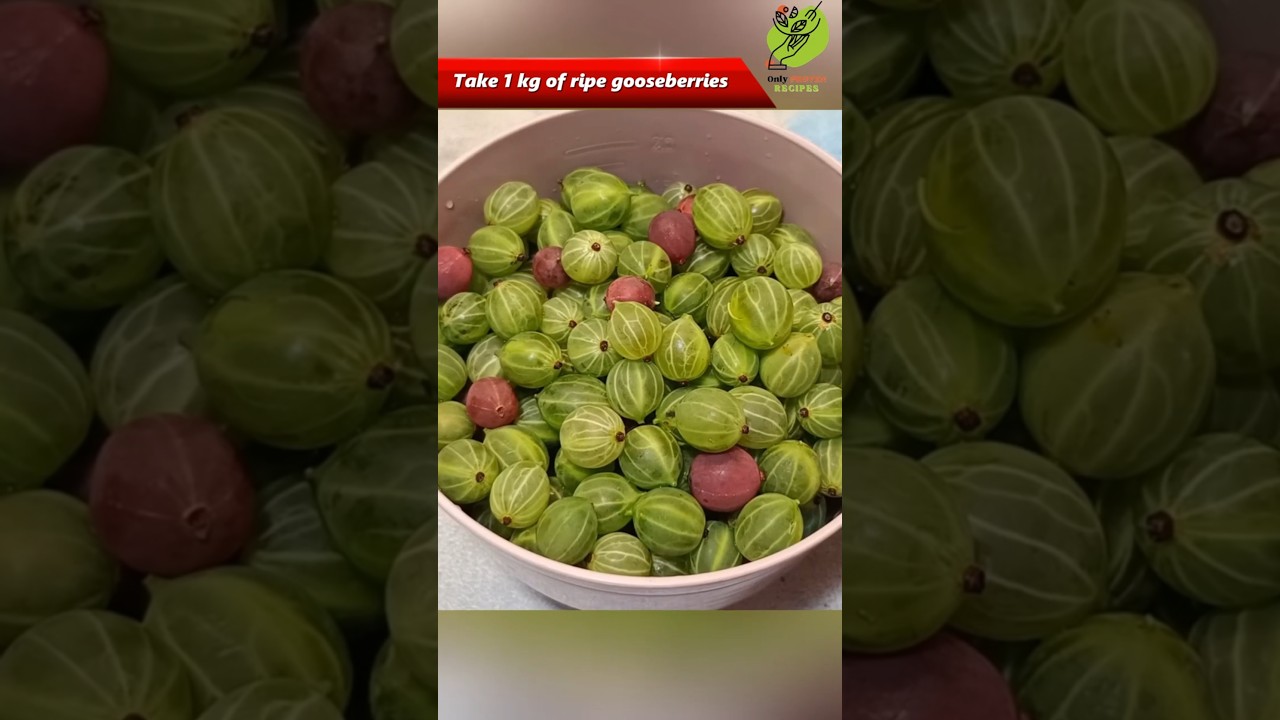 Самый быстрый и простой рецепт варенья из крыжовника!