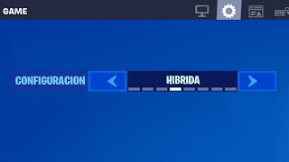 ¡Por Fin! CONFIGURACION HIBRIDA para TODOS en FORTNITE