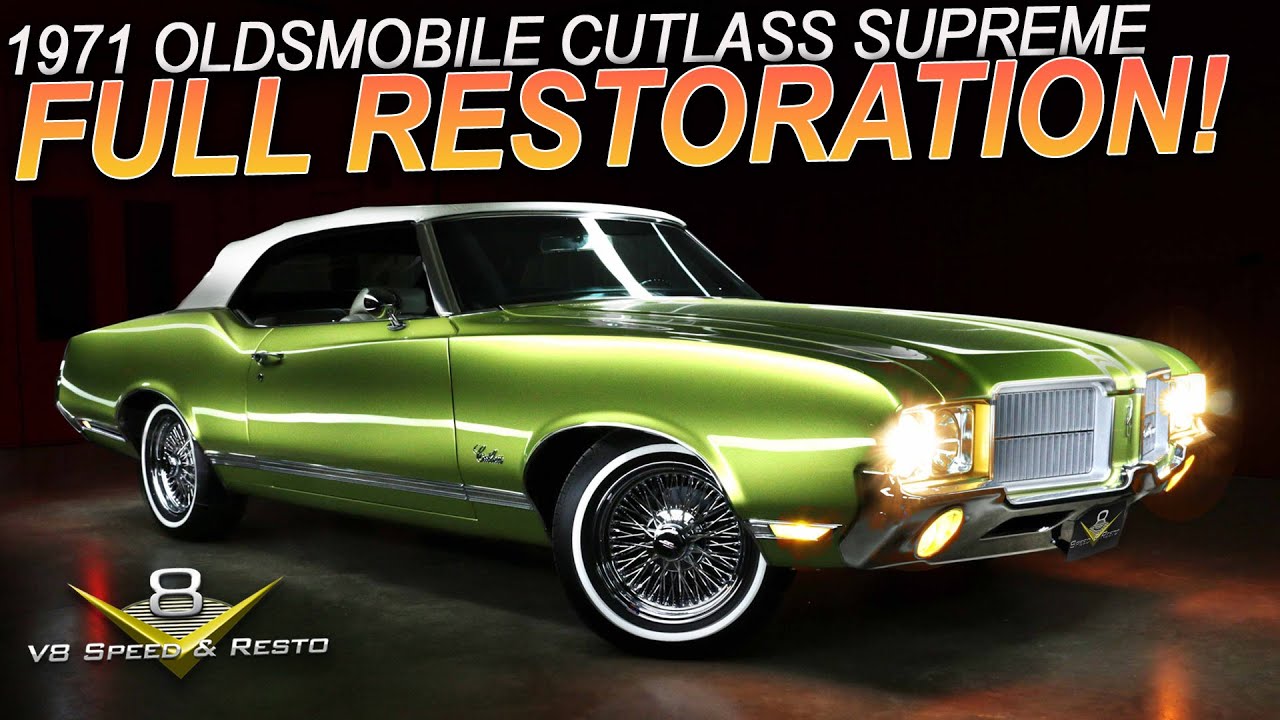 🏁 Restoring a 1971 Oldsmobile Cutlass Supreme Convertible Owned Over 50 Years!