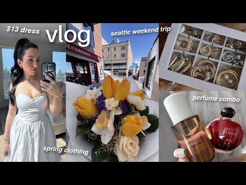 spring is here, organization, cleaning, seattle trip! / VLOG