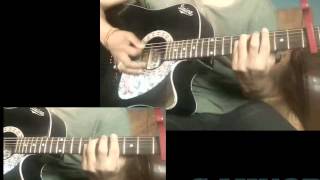 Video thumbnail of "B-8EIGHT - AAKHAKO BATO GUITAR LESSON AND COVER"