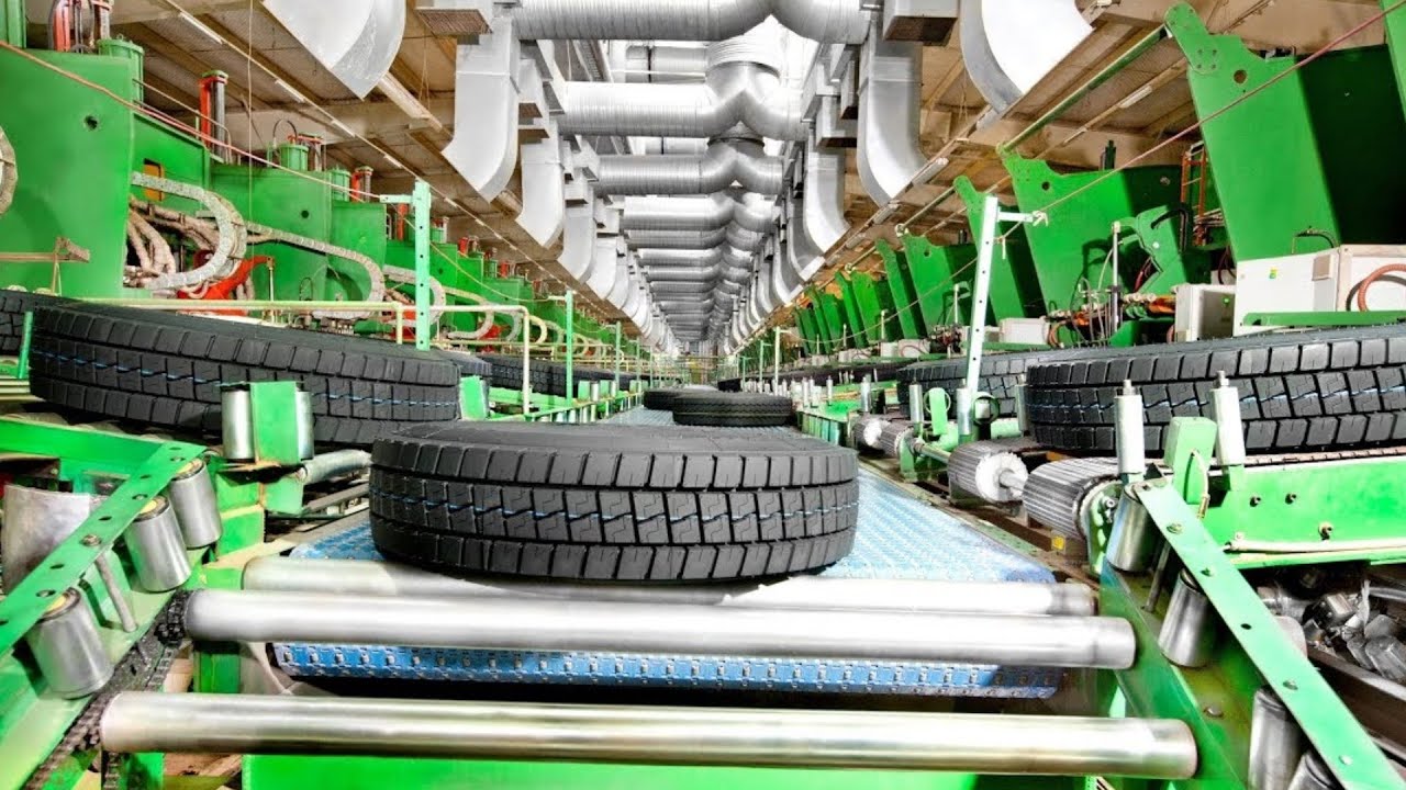 Amazing Car and Tractor Tire Manufacturing Process Old Tires