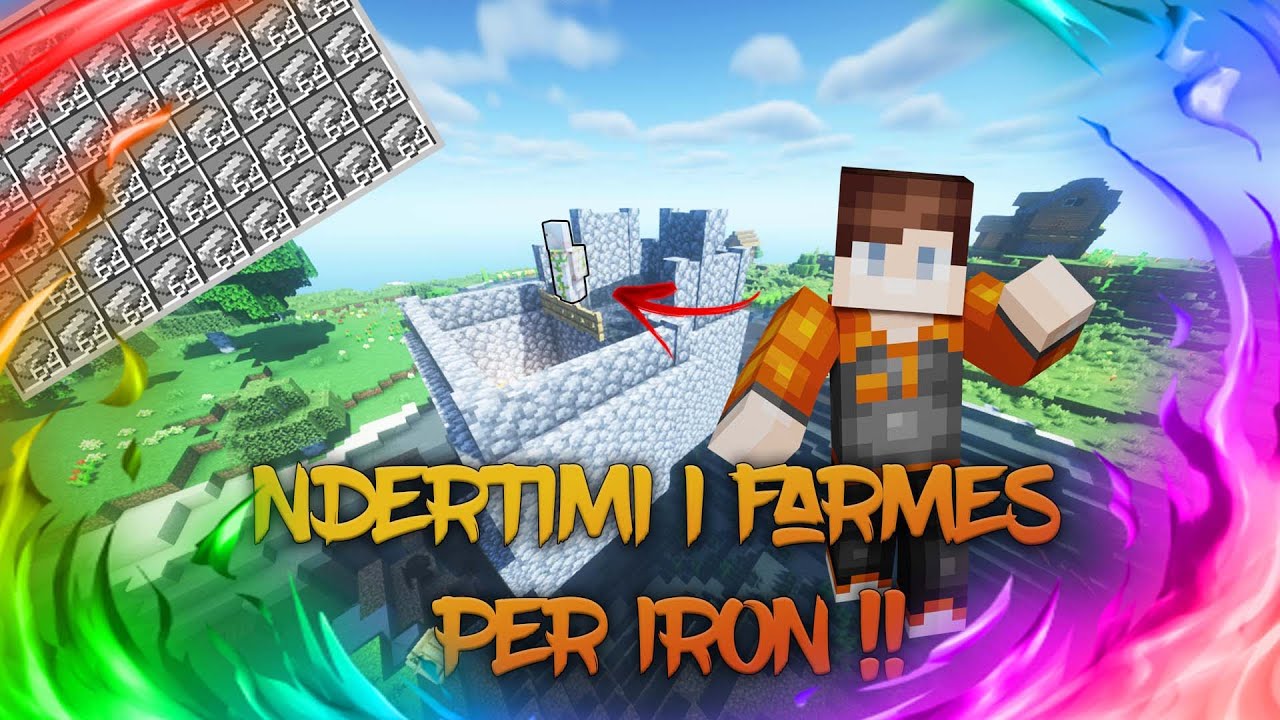 Ndertimi i Farmes Per IRON !! Minecraft Shqip 3 (DUO) YouTube