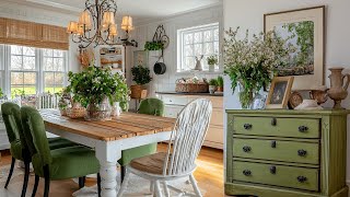 Rustic Romance in Green | Beautiful Farmhouse Cottage Makeover