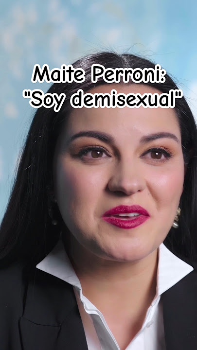La actriz Maite Perroni descubrió que es demisexual cuando hizo 'El juego de las llaves'