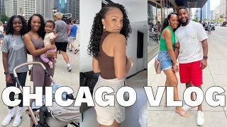 VLOG: Family Trip to Chicago! | Traveling With a Baby, Shopping, Rooftop Bar & More