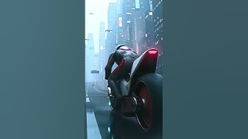 ECHO ⇋ GRIFTER: Cyberpunk AI Motorcycle Chase Through Deadvault City (SHORT)