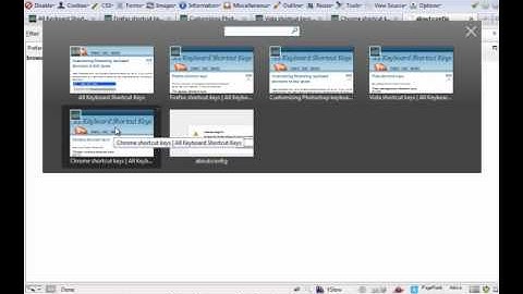 Enable list all tabs preview in Firefox 3.6 and Firefox 4