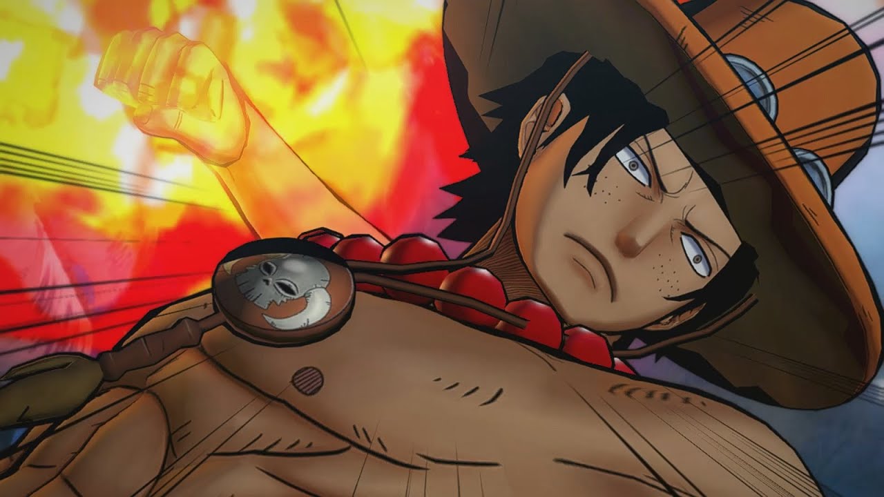 ONE PIECE BURNING BLOOD ACELUFFYSABO VS BARBA NEGRAAKAINUBURGESS
