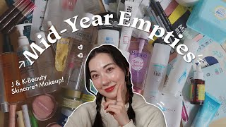 HUGE Mid-Year Beauty Empties! SO MUCH K-Beauty and J-Beauty~