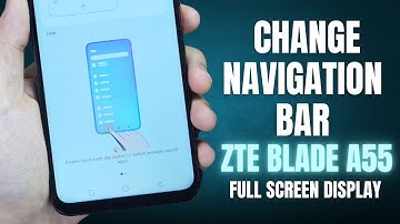 How to Change Navigation Bar on ZTE Blade A55